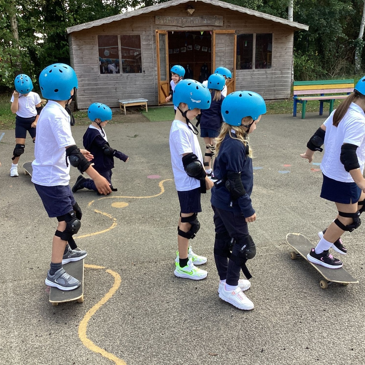 Stoke Prior First School - Skate and Scooter workshop